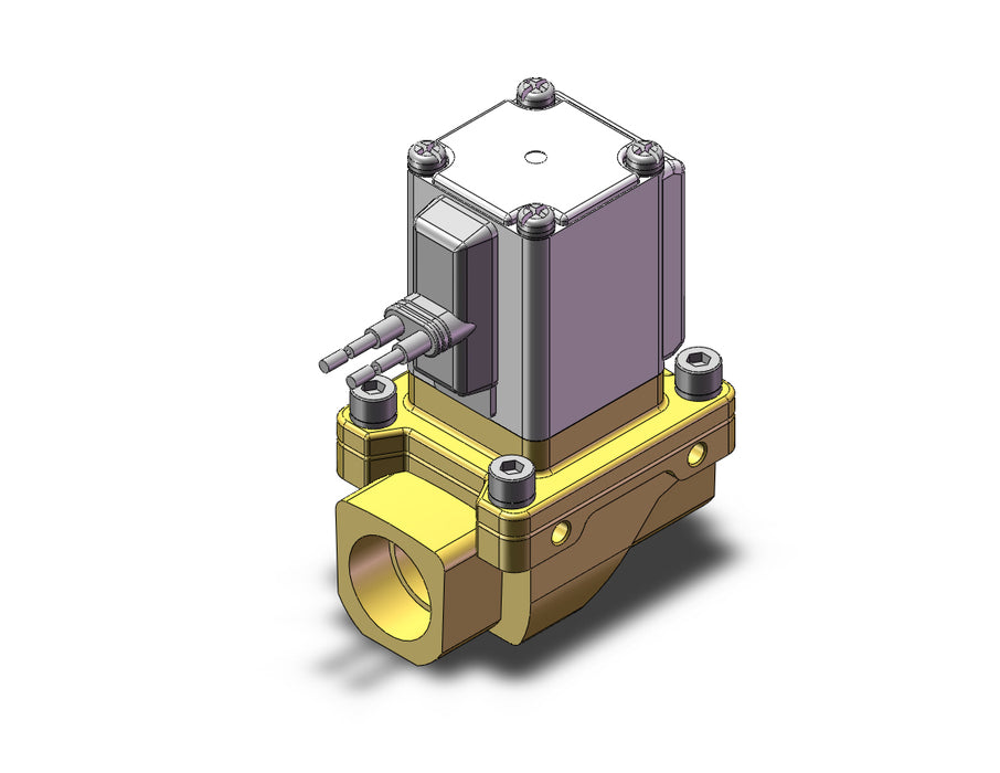 VXZ243FZ1UB Pilot Op 2 Port Solenoid Valve, (N.C.)