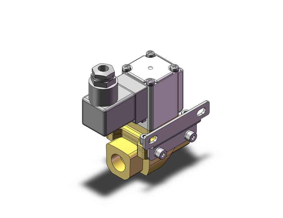 VXZ243FZ2AXB Pilot Op 2 Port Solenoid Valve, (N.C.)