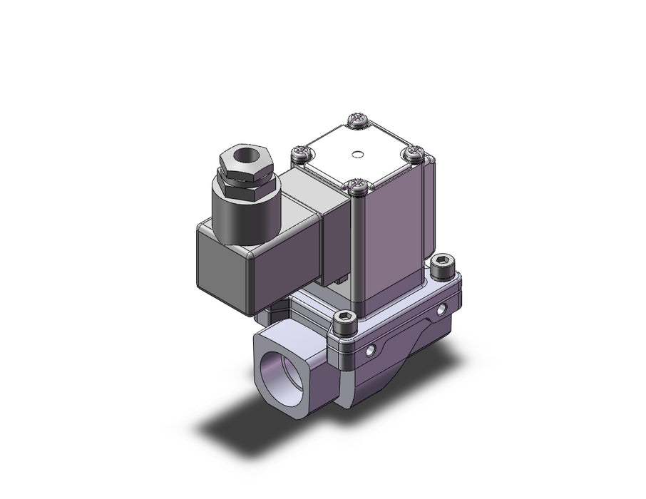 VXZ243GZ2CB Pilot Op 2 Port Solenoid Valve, (N.C.)