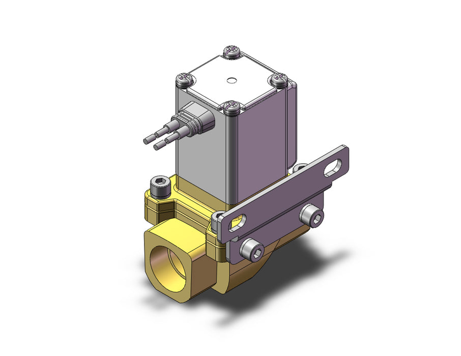 VXZ245FABXB Pilot Op 2 Port Solenoid Valve, (N.C.)