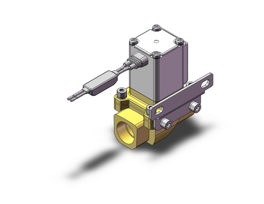 VXZ245FCBXB Pilot Op 2 Port Solenoid Valve, (N.C.)
