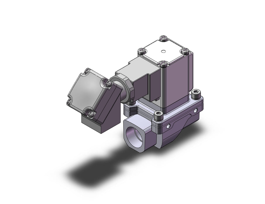 VXZ245GNE Pilot Op 2 Port Solenoid Valve, (N.C.)