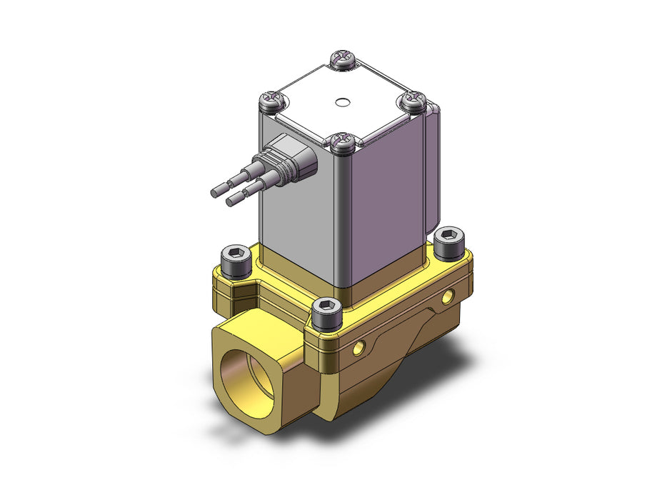 VXZ246FAB Pilot Op 2 Port Solenoid Valve, (N.C.)