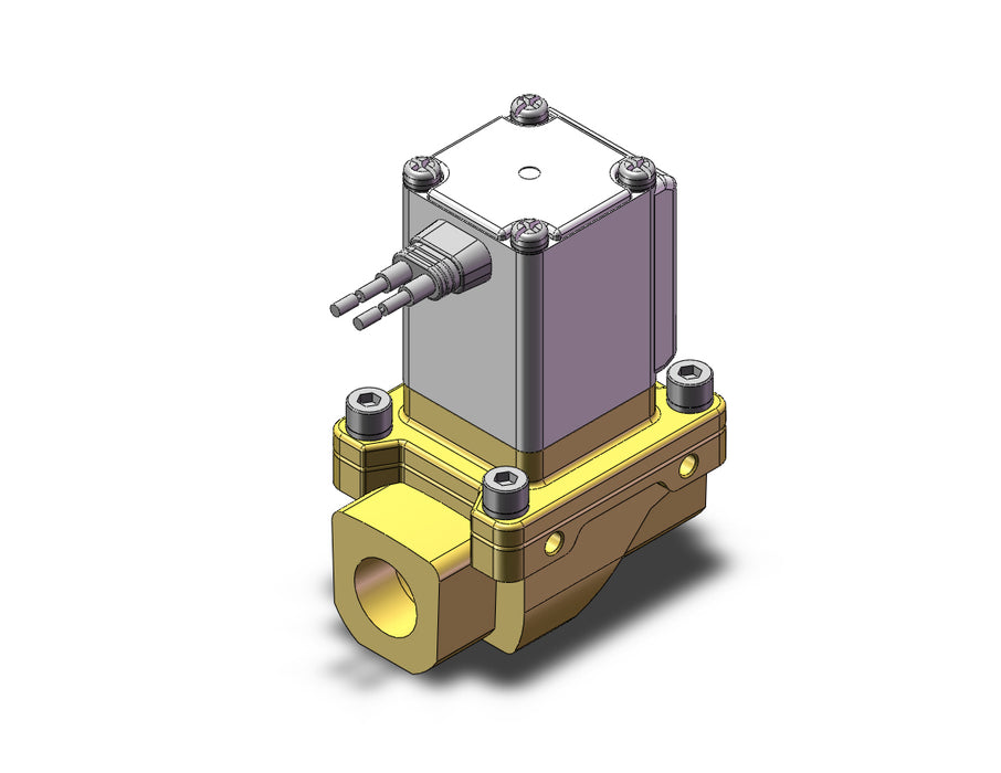 VXZ246FA Pilot Op 2 Port Solenoid Valve, (N.C.)