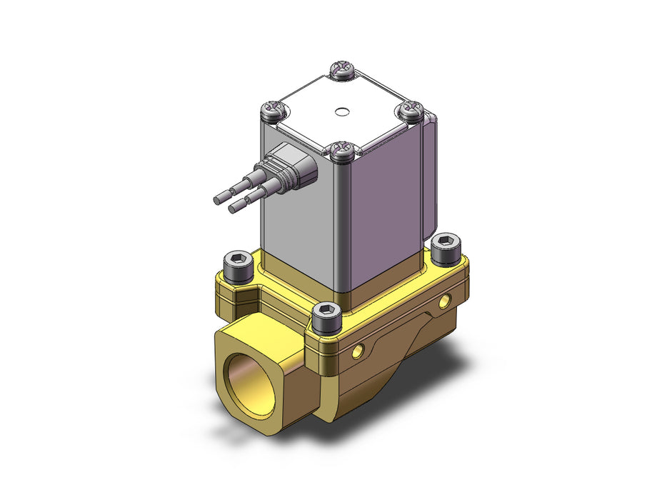 VXZ246FGA Pilot Op 2 Port Solenoid Valve, (N.C.)