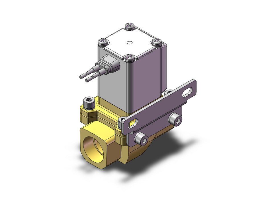VXZ246FJBXB Pilot Op 2 Port Solenoid Valve, (N.C.)