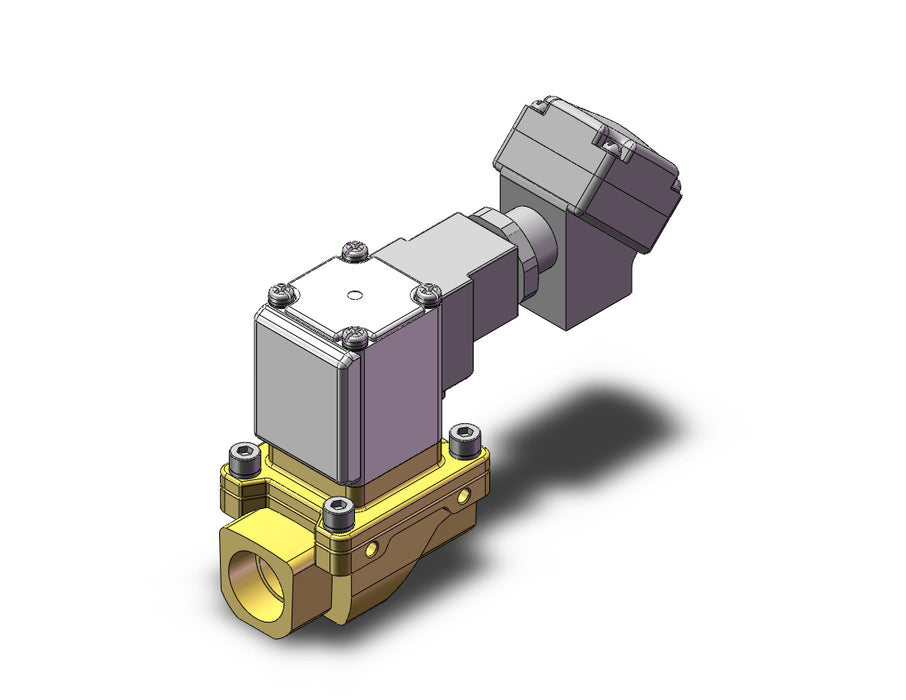 VXZ246FZ1WBXCB Pilot Op 2 Port Solenoid Valve, (N.C.)