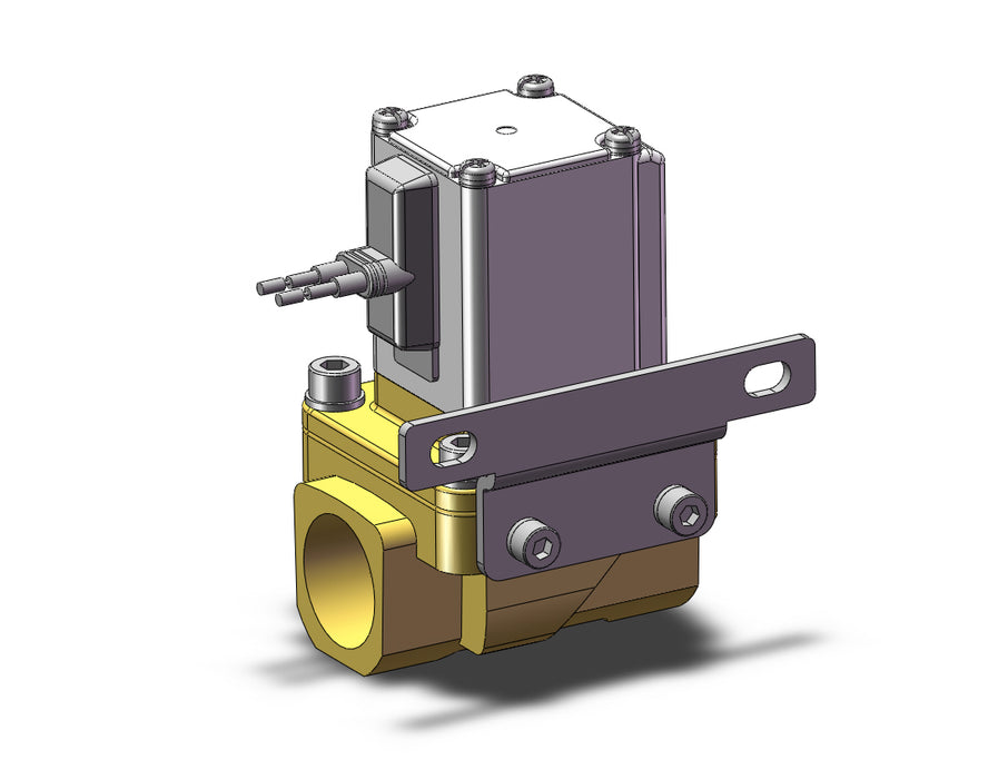 VXZ250HFBXB Pilot Op 2 Port Solenoid Valve, (N.C.)