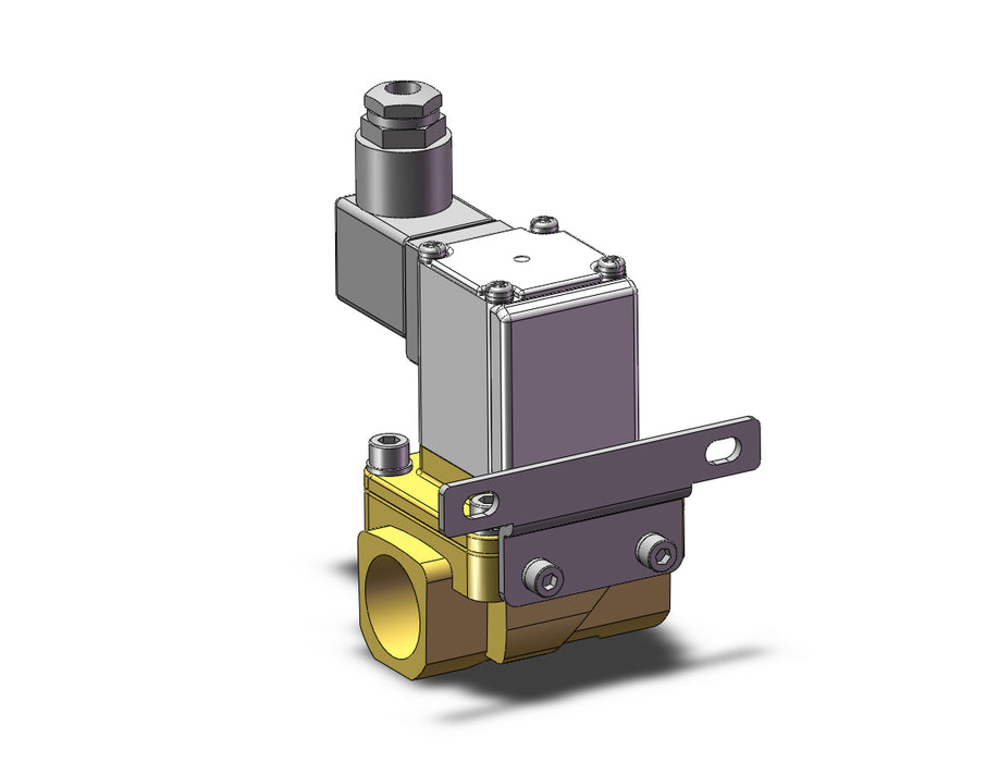 VXZ250HGBXBA Pilot Op 2 Port Solenoid Valve, (N.C.)