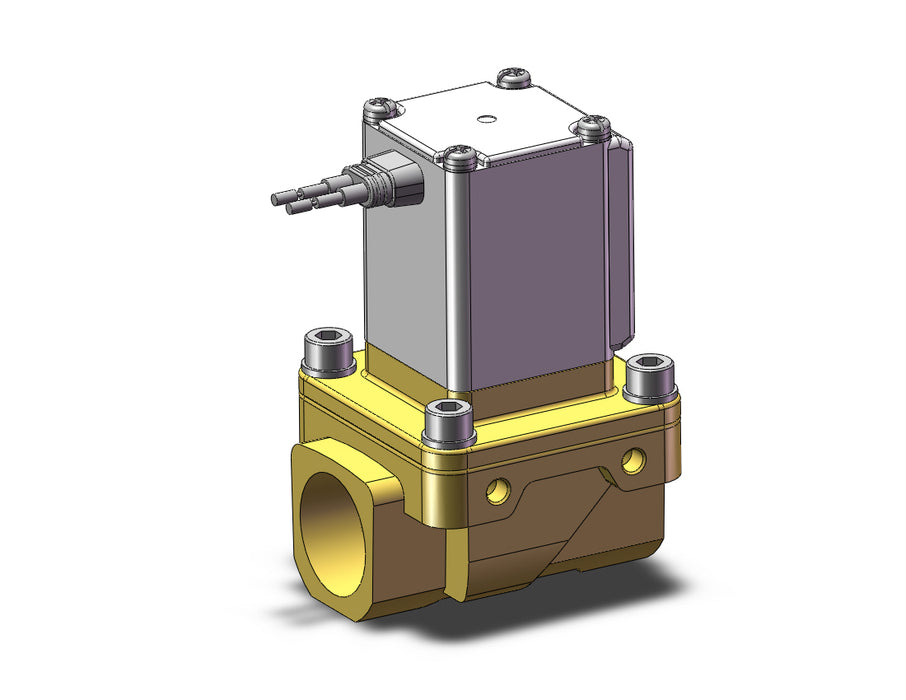 VXZ250HZ1DB Pilot Op 2 Port Solenoid Valve, (N.C.)