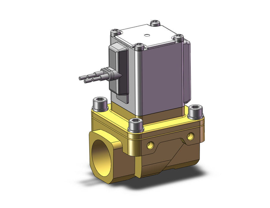 VXZ250HZ1EB Pilot Op 2 Port Solenoid Valve, (N.C.)