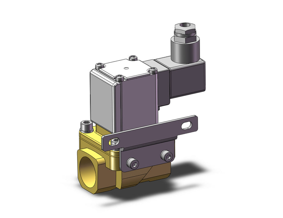 VXZ250HZ2ABXBB Pilot Op 2 Port Solenoid Valve, (N.C.)
