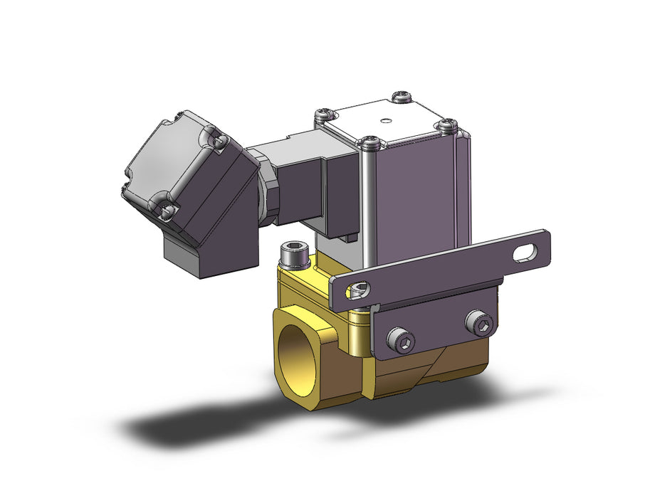 VXZ250HZ2KBXB Pilot Op 2 Port Solenoid Valve, (N.C.)