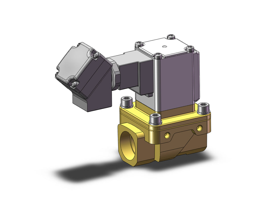 VXZ250HZ2K Pilot Op 2 Port Solenoid Valve, (N.C.)