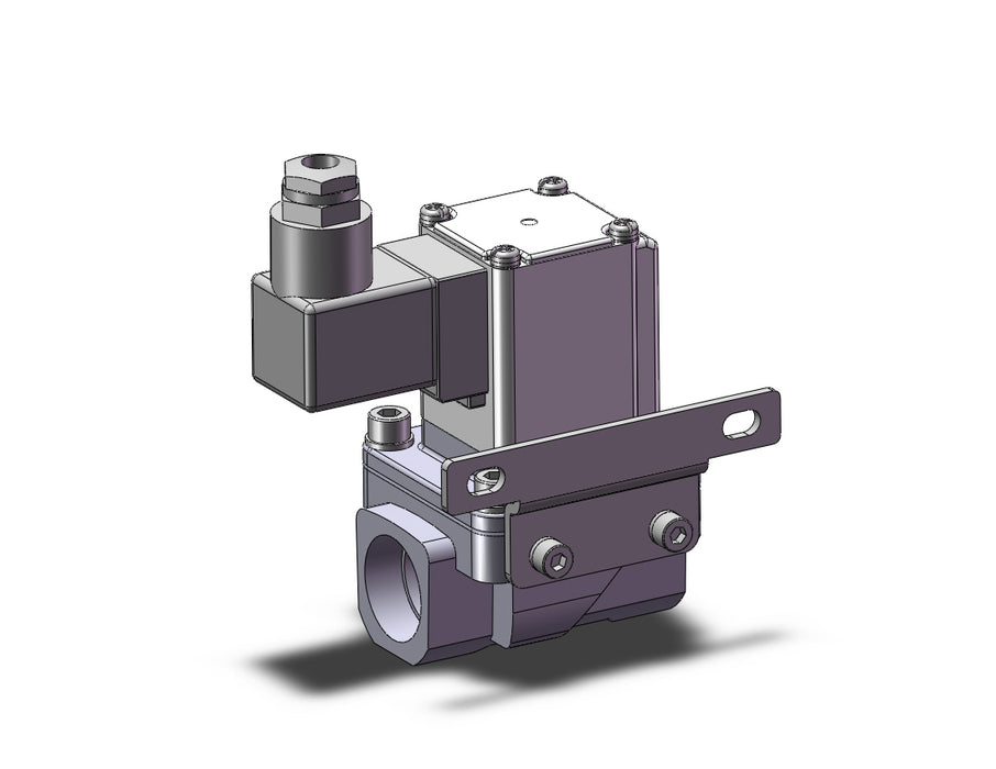 VXZ250JGXB Pilot Op 2 Port Solenoid Valve, (N.C.)