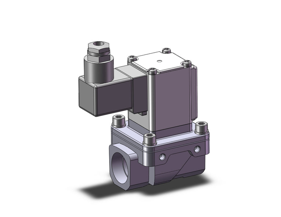 VXZ250JG Pilot Op 2 Port Solenoid Valve, (N.C.)