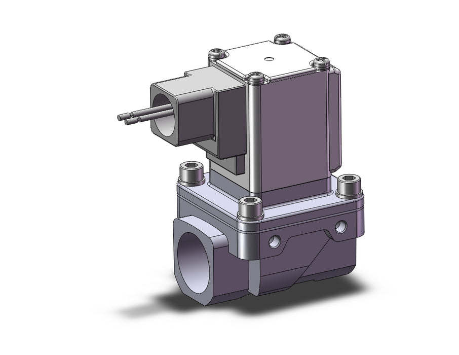 VXZ250JUB Pilot Op 2 Port Solenoid Valve, (N.C.)