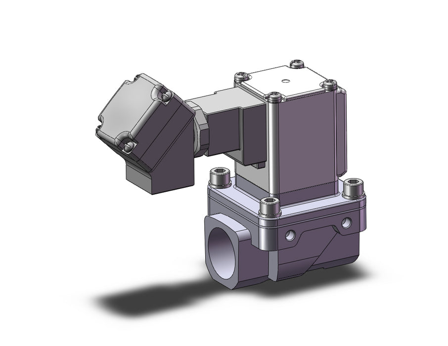 VXZ250JZ2KL Pilot Op 2 Port Solenoid Valve, (N.C.)