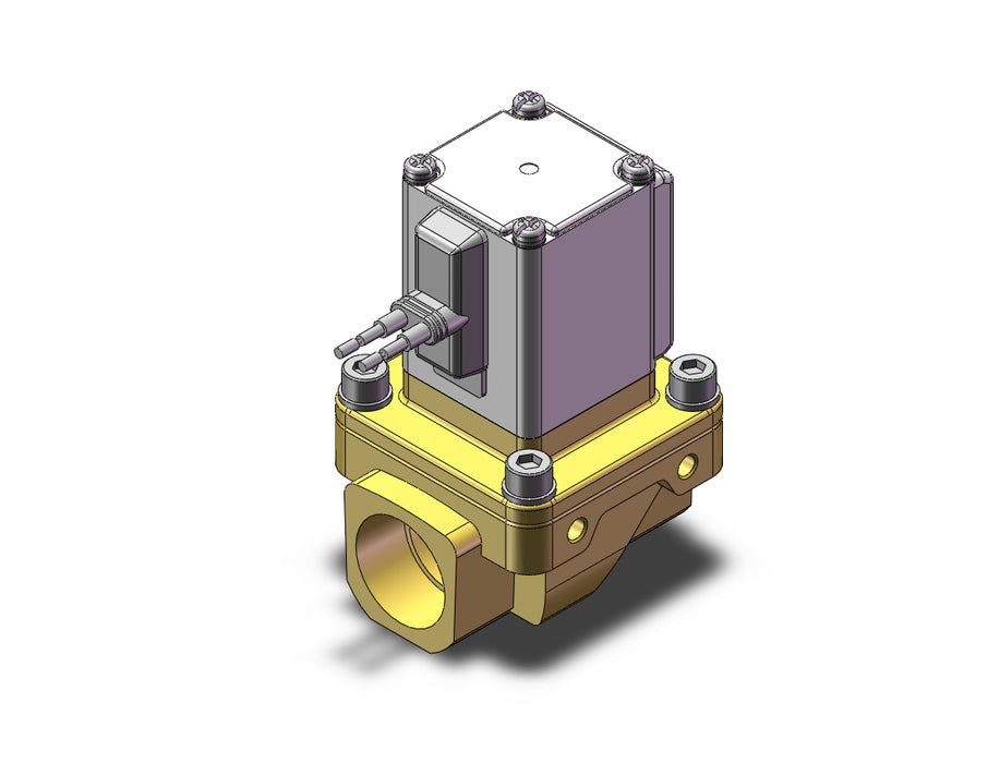 VXZ252HBB Pilot Op 2 Port Solenoid Valve, (N.C.)