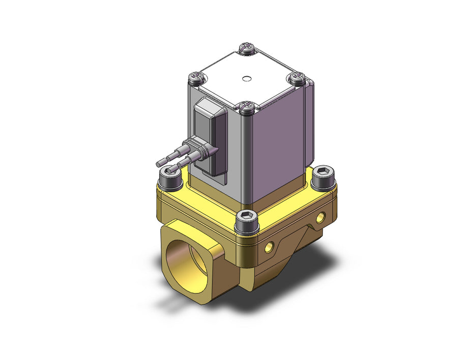 VXZ252HEB Pilot Op 2 Port Solenoid Valve, (N.C.)