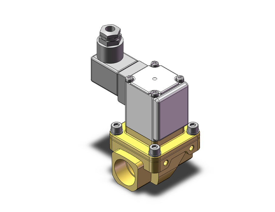 VXZ252HGBXCA Pilot Op 2 Port Solenoid Valve, (N.C.)
