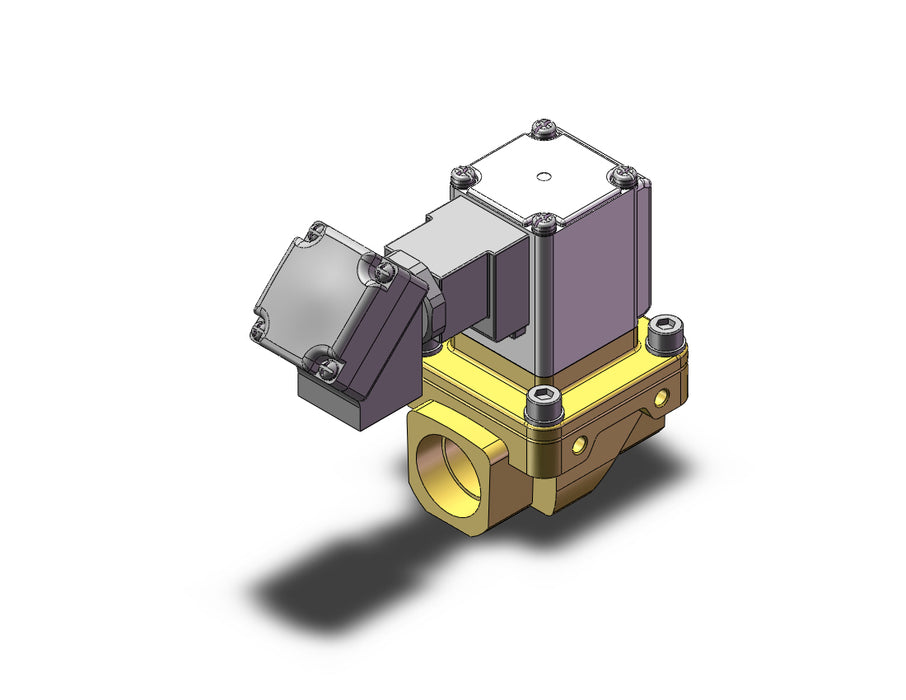 VXZ252HM Pilot Op 2 Port Solenoid Valve, (N.C.)
