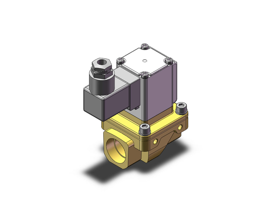 VXZ252HZ2A Pilot Op 2 Port Solenoid Valve, (N.C.)