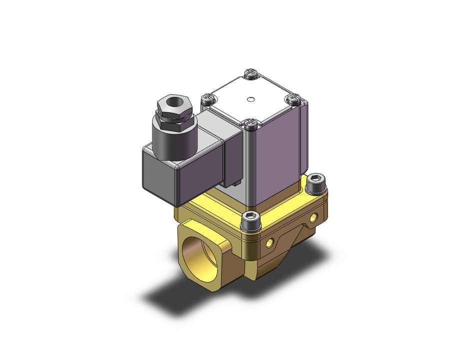 VXZ252HZ3AB Pilot Op 2 Port Solenoid Valve, (N.C.)