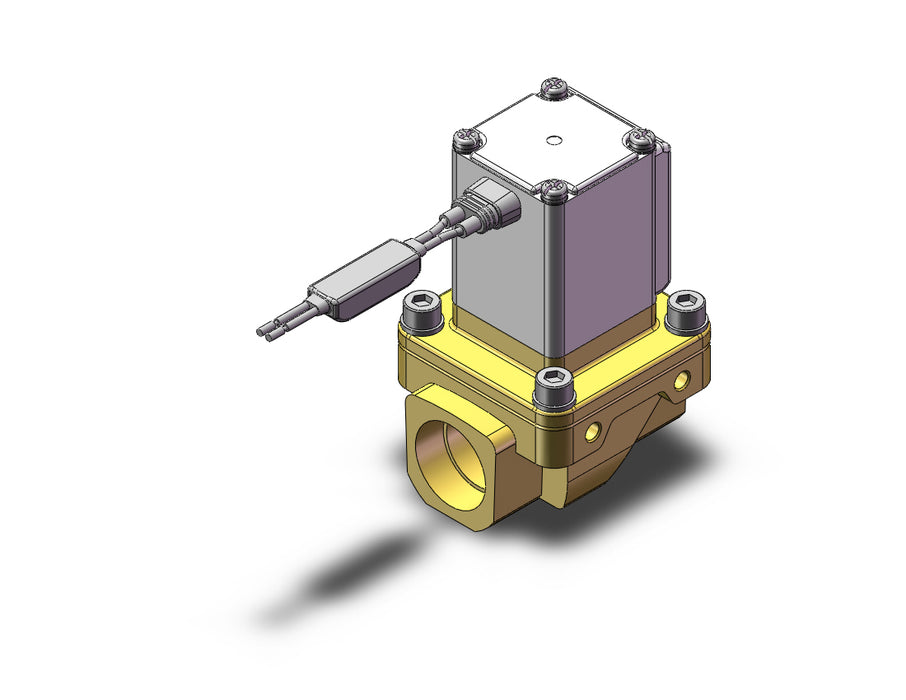 VXZ255HC Pilot Op 2 Port Solenoid Valve, (N.C.)