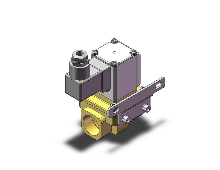 VXZ255HGBXB Pilot Op 2 Port Solenoid Valve, (N.C.)