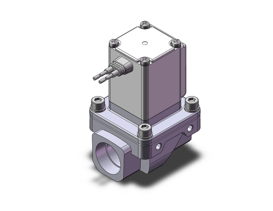 VXZ255JA Pilot Op 2 Port Solenoid Valve, (N.C.)