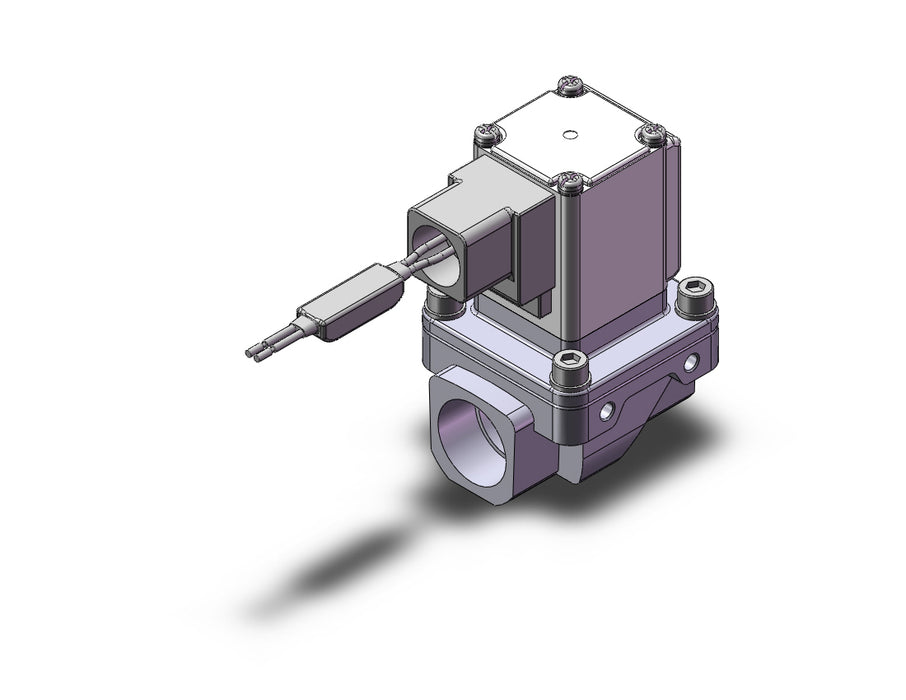 VXZ255JUB Pilot Op 2 Port Solenoid Valve, (N.C.)