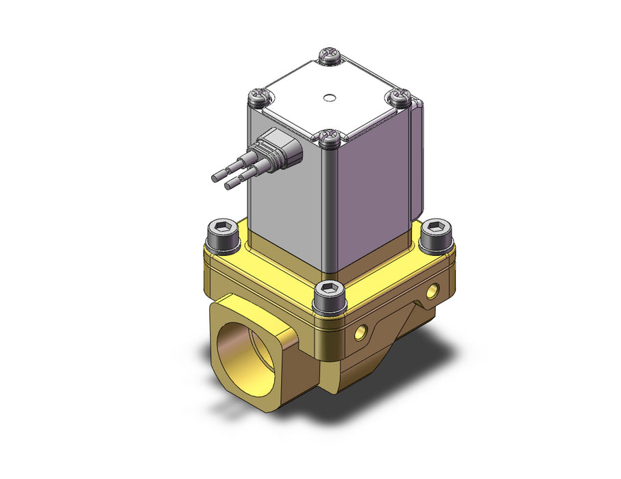 VXZ256HAB Pilot Op 2 Port Solenoid Valve, (N.C.)