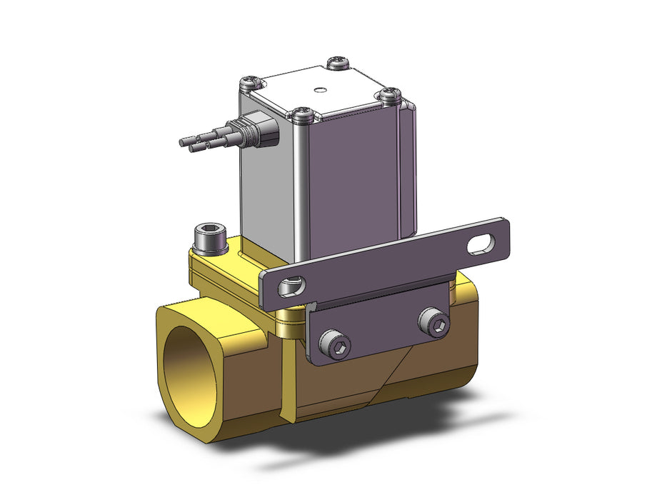 VXZ260KAXB Pilot Op 2 Port Solenoid Valve, (N.C.)