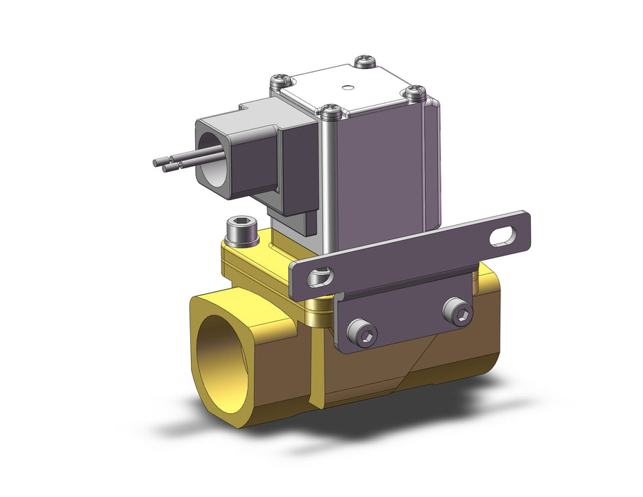 VXZ260KSBXB Pilot Op 2 Port Solenoid Valve, (N.C.)