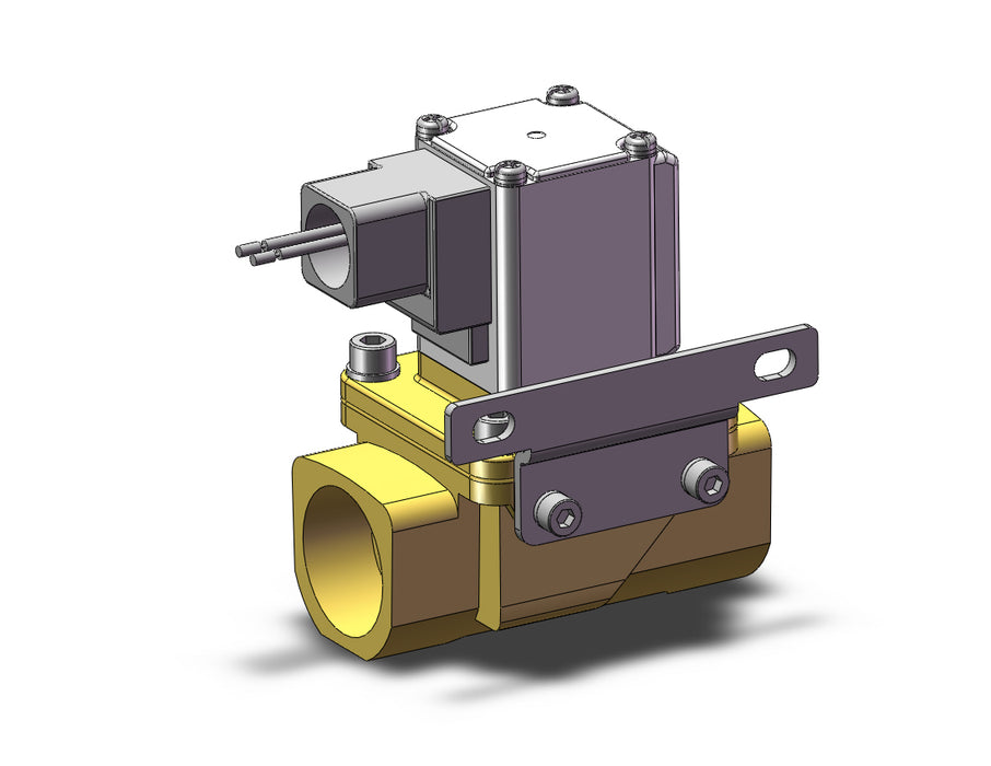 VXZ260KUBXB Pilot Op 2 Port Solenoid Valve, (N.C.)
