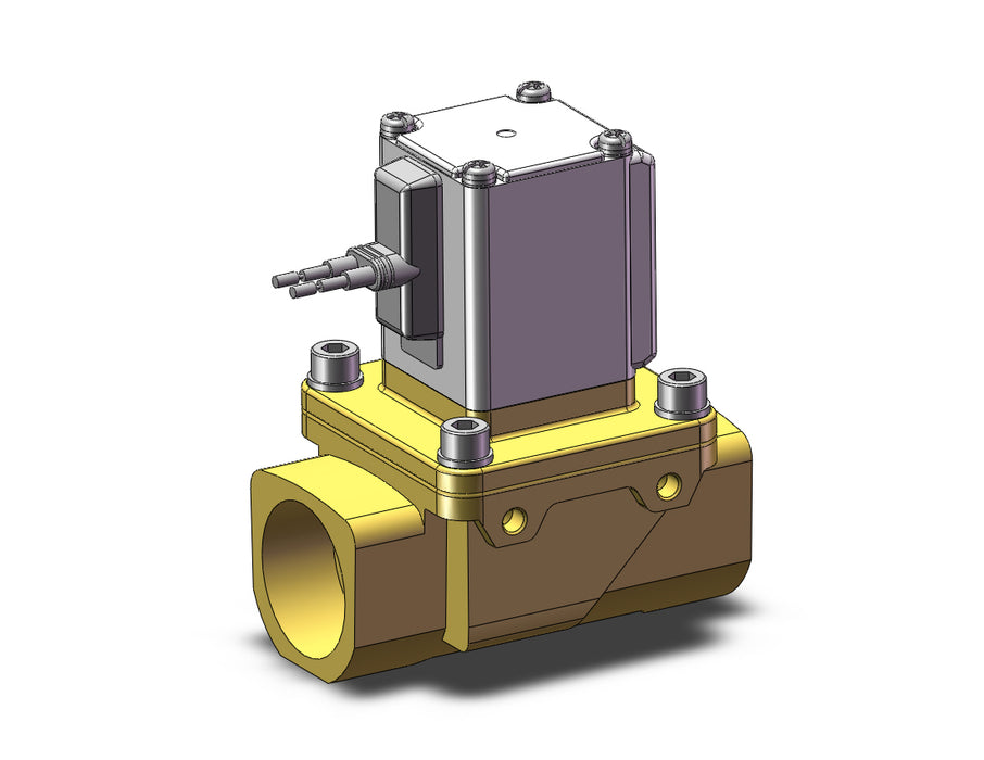 VXZ260KZ1BB Pilot Op 2 Port Solenoid Valve, (N.C.)