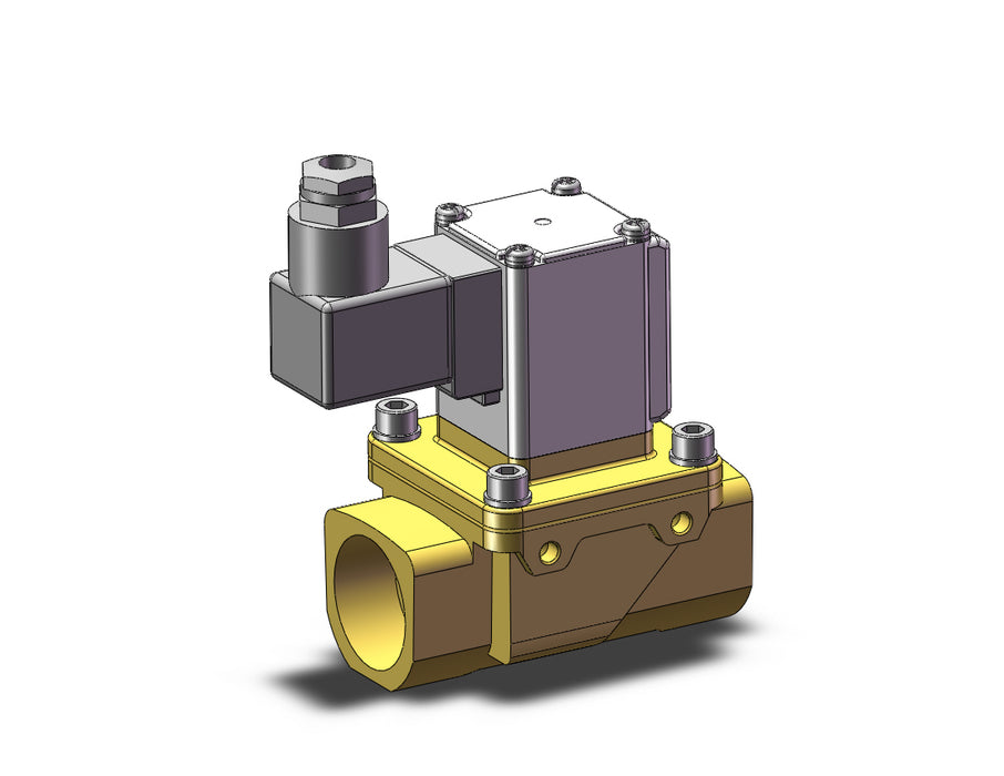 VXZ260KZ1JB Pilot Op 2 Port Solenoid Valve, (N.C.)