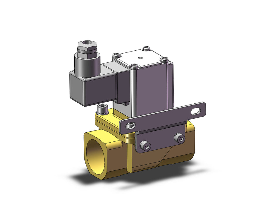 VXZ260KZ2BXB Pilot Op 2 Port Solenoid Valve, (N.C.)