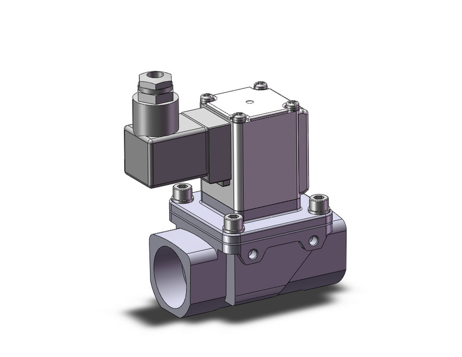 VXZ260LJL Pilot Op 2 Port Solenoid Valve, (N.C.)