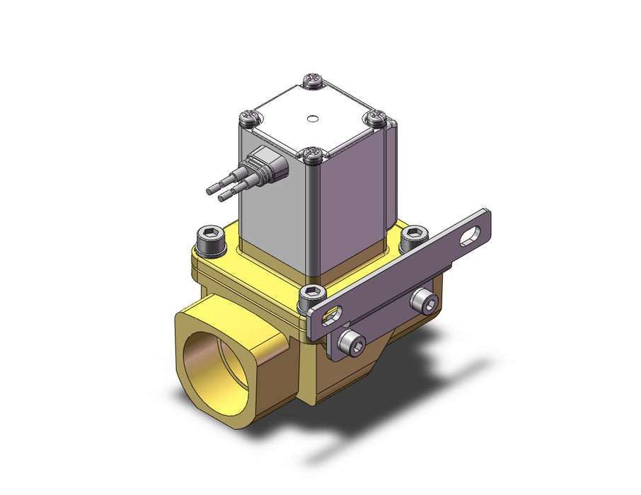 VXZ262KABXB Pilot Op 2 Port Solenoid Valve, (N.C.)