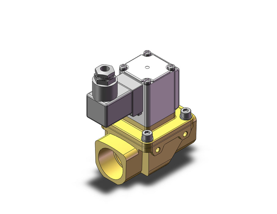 VXZ262KG Pilot Op 2 Port Solenoid Valve, (N.C.)