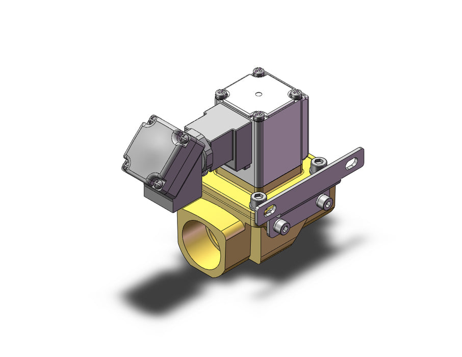 VXZ262KMXB Pilot Op 2 Port Solenoid Valve, (N.C.)