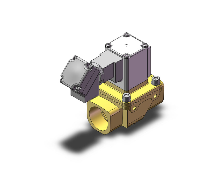 VXZ262KN Pilot Op 2 Port Solenoid Valve, (N.C.)