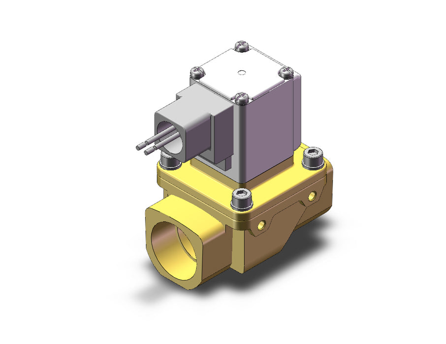 VXZ262KSB Pilot Op 2 Port Solenoid Valve, (N.C.)