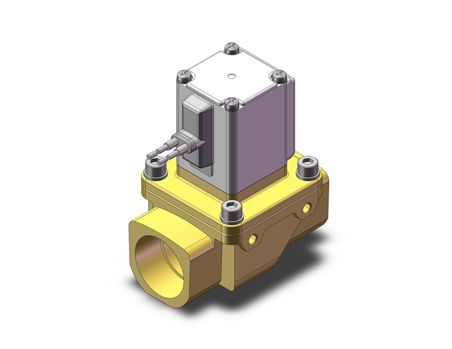 VXZ262KZ1EB Pilot Op 2 Port Solenoid Valve, (N.C.)