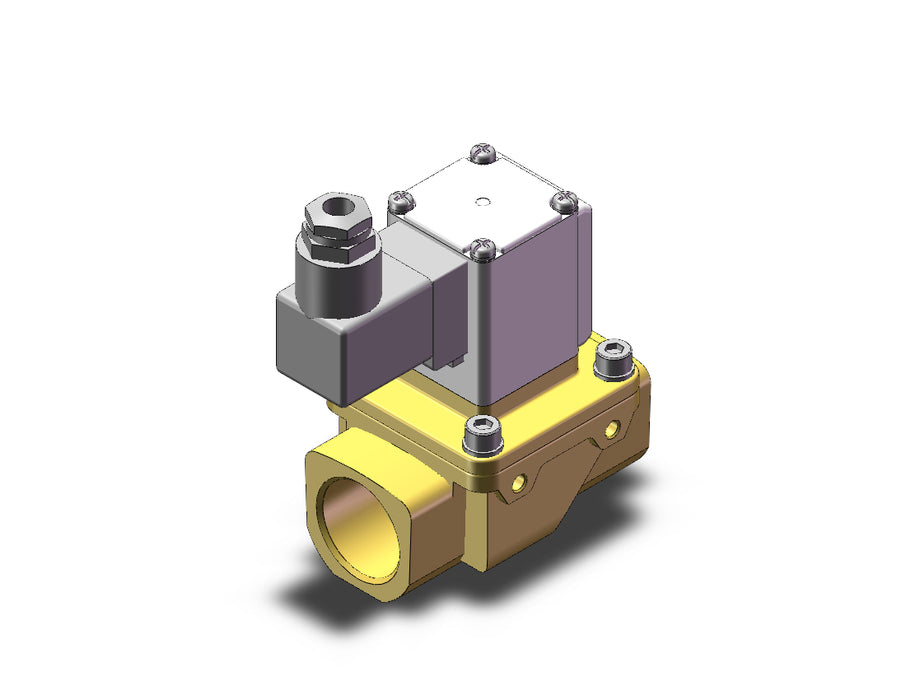VXZ262KZ2AA Pilot Op 2 Port Solenoid Valve, (N.C.)
