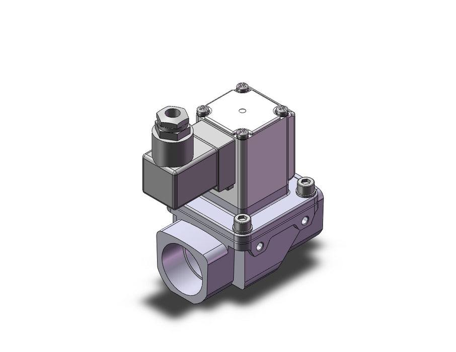 VXZ262LZ2AG Pilot Op 2 Port Solenoid Valve, (N.C.)
