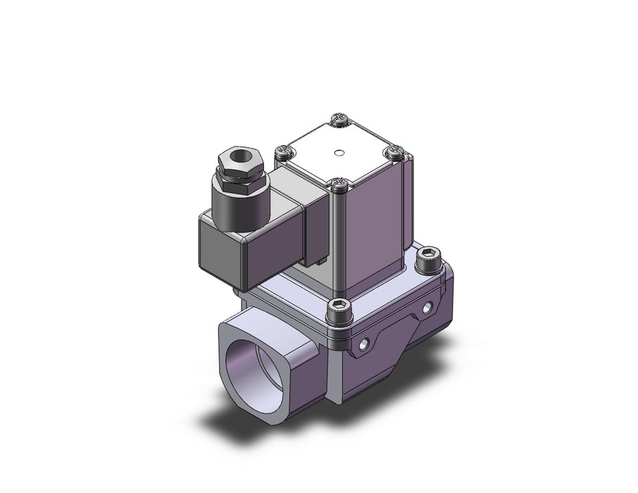 VXZ262LZ2AL Pilot Op 2 Port Solenoid Valve, (N.C.)