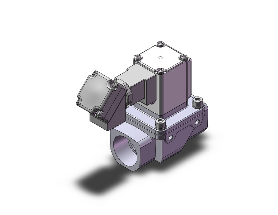 VXZ262LZ2K Pilot Op 2 Port Solenoid Valve, (N.C.)